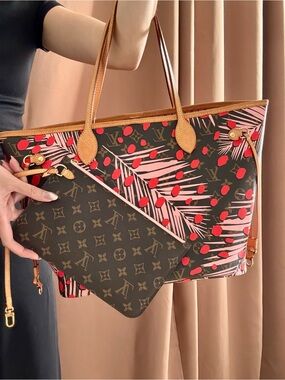 Limited edition Louis Vuitton Neverfull Tropical Rainforest Collection